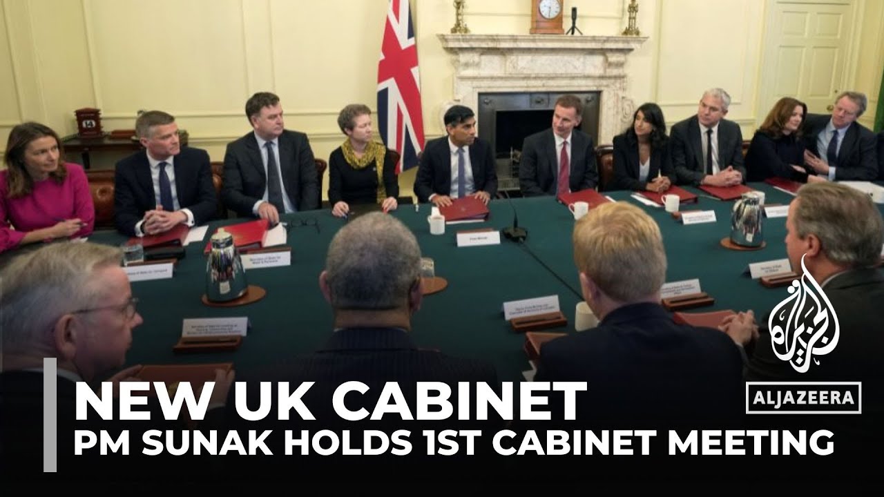 New UK Cabinet: Prime Minister Sunak holds first cabinet meeting