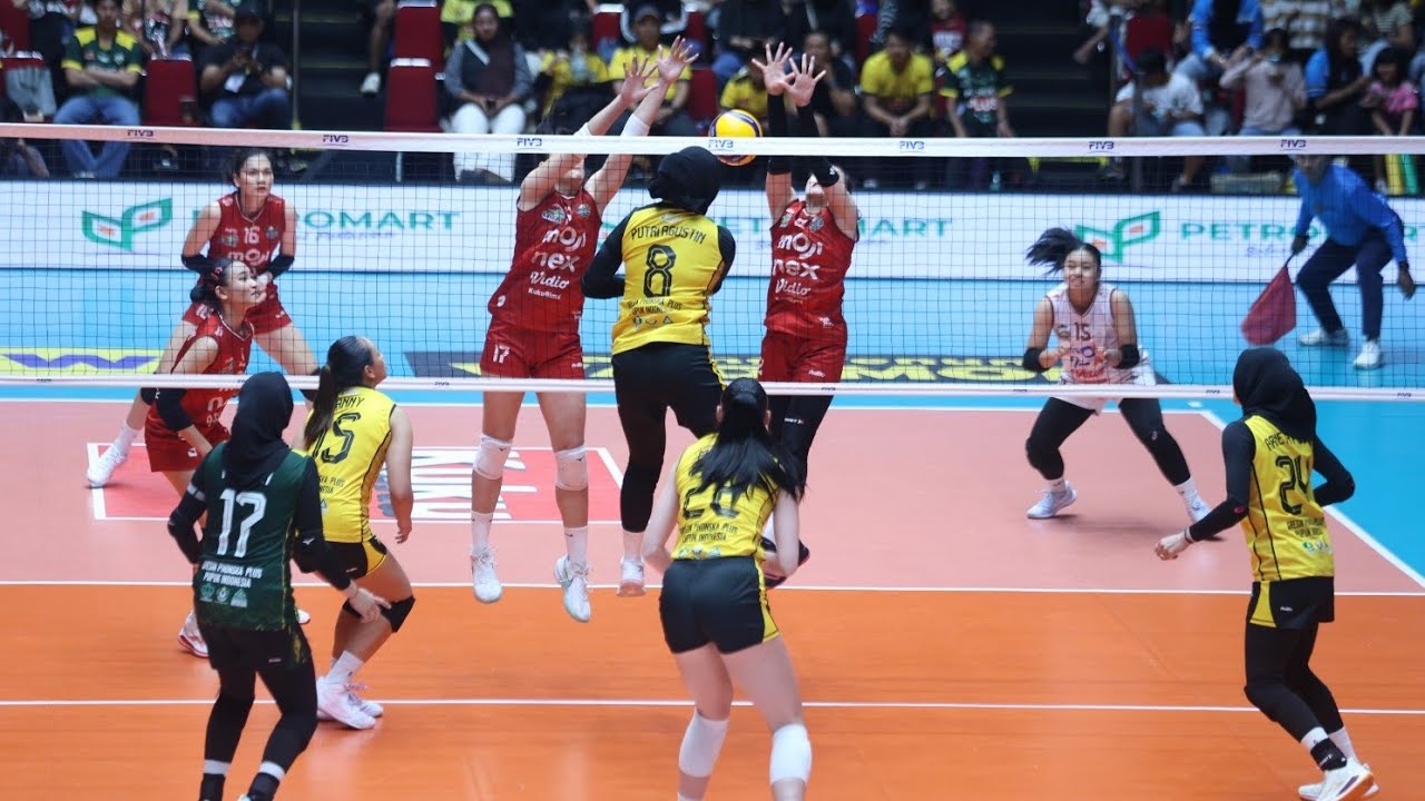 Proliga 2026, Phonska Plus Sapu Bersih Kemenangan di Kandang vs Falcons - set kedua 
