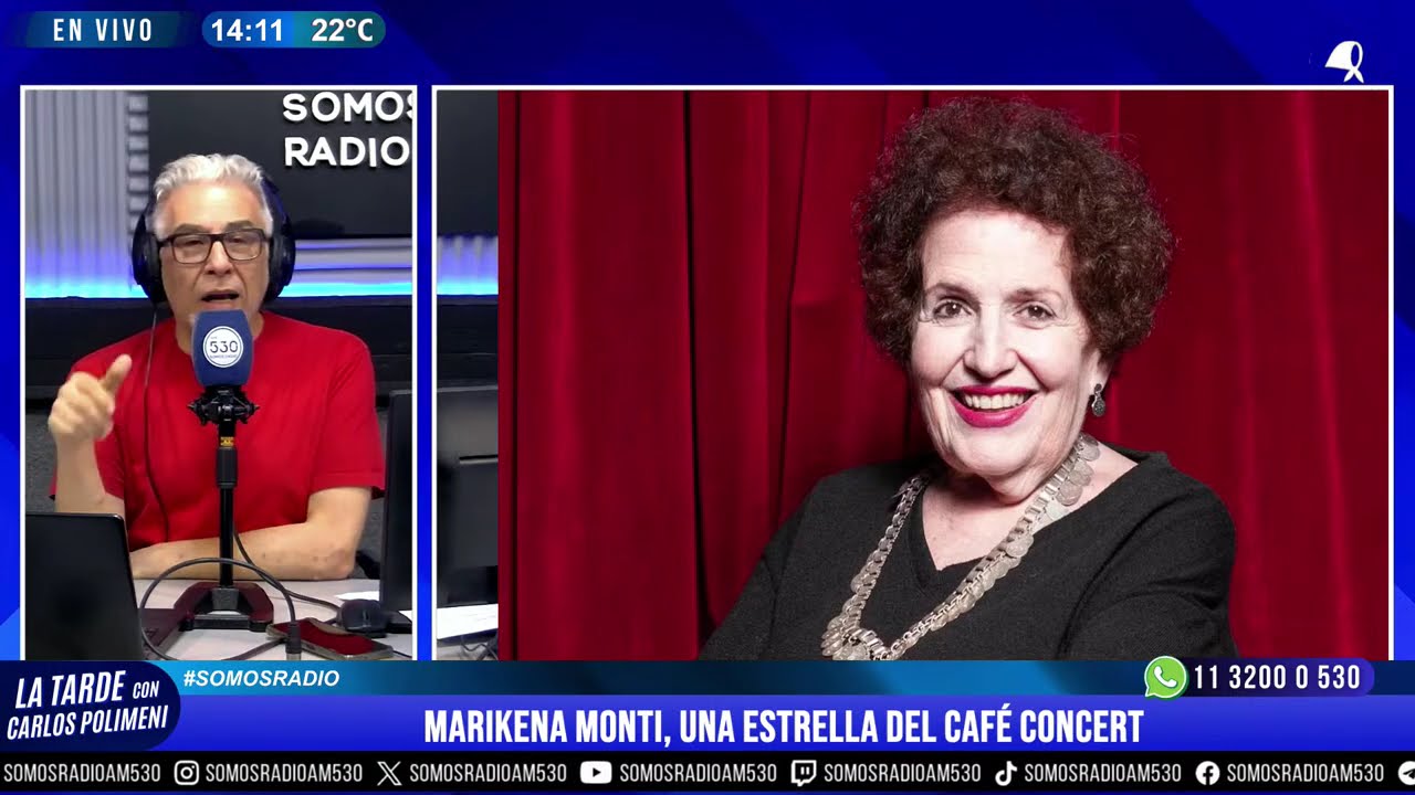 MARIKENA MONTI, UNA ESTRELLA DEL CAFÉ CONCERT: LA EDITORIAL DE CARLOS POLIMENI - AM 530