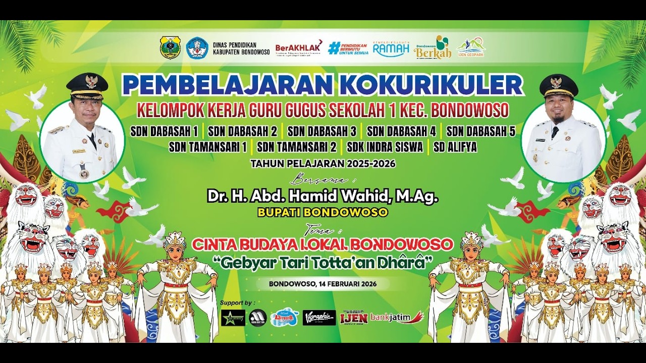 Gebyar Tari Totta'an Dhere_UPTD SPF SD Negeri Tamansari 2 Kecamatan Bondowoso