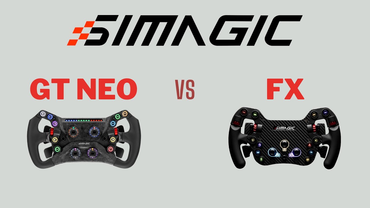 Сравнение рулей Simagic GT Neo и FX