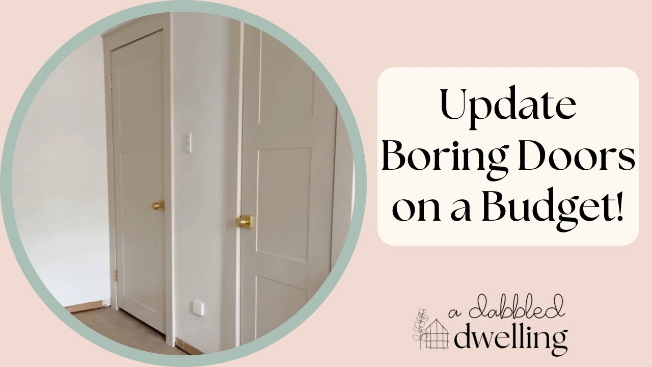Give Those Boring Doors an Updated Look With This Simple Solution!