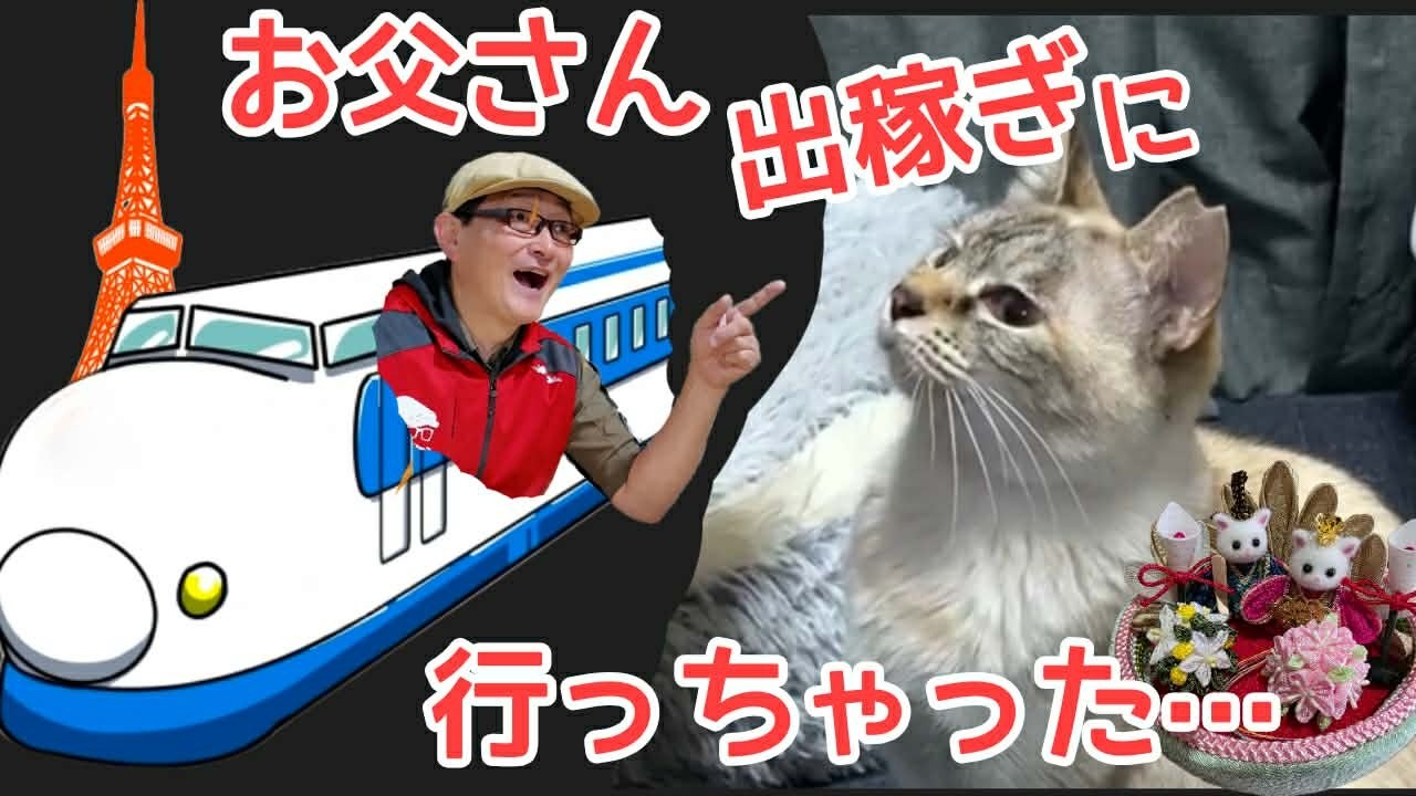 お父さん、出稼ぎに行っちゃった・・シックスカートとみほつ姫のヒメちゃん日記
