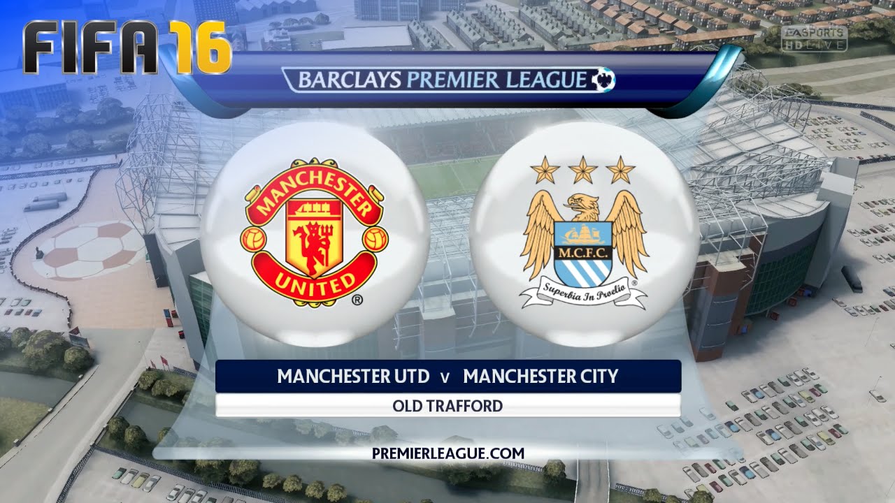 FIFA 16 - Manchester United vs. Manchester City @ Old Trafford (Season '16/'17)