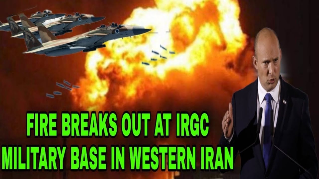 A fire broke out at the IRGC military base in western Iran. Could it be an Israeli attack !?