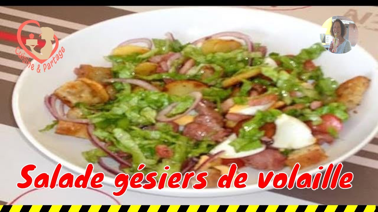 Recette salade paysanne aux gésiers de volaille, vous connaissez ? Allez, rendez-vous en cuisine.