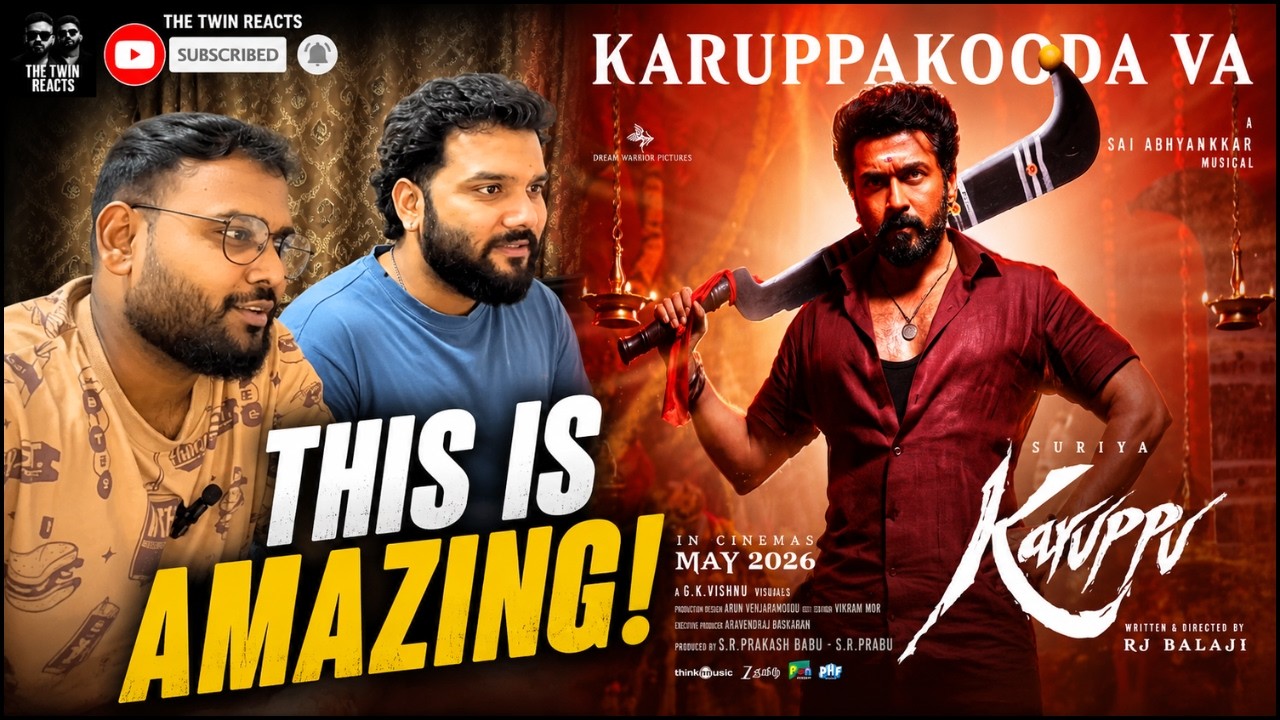 Karuppa Kooda Va Reaction | Suriya's New Track Is FIRE! 🔥