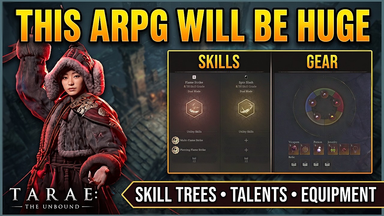 Skill Trees, Gearing, Skill Customization, & MORE! | TARAE: The Unbound