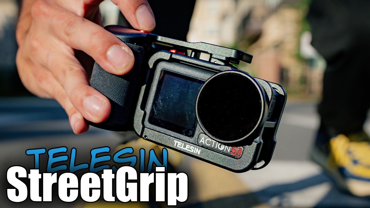 This Grip Transforms the DJI Osmo Action // Telesin StreetGrip Kit