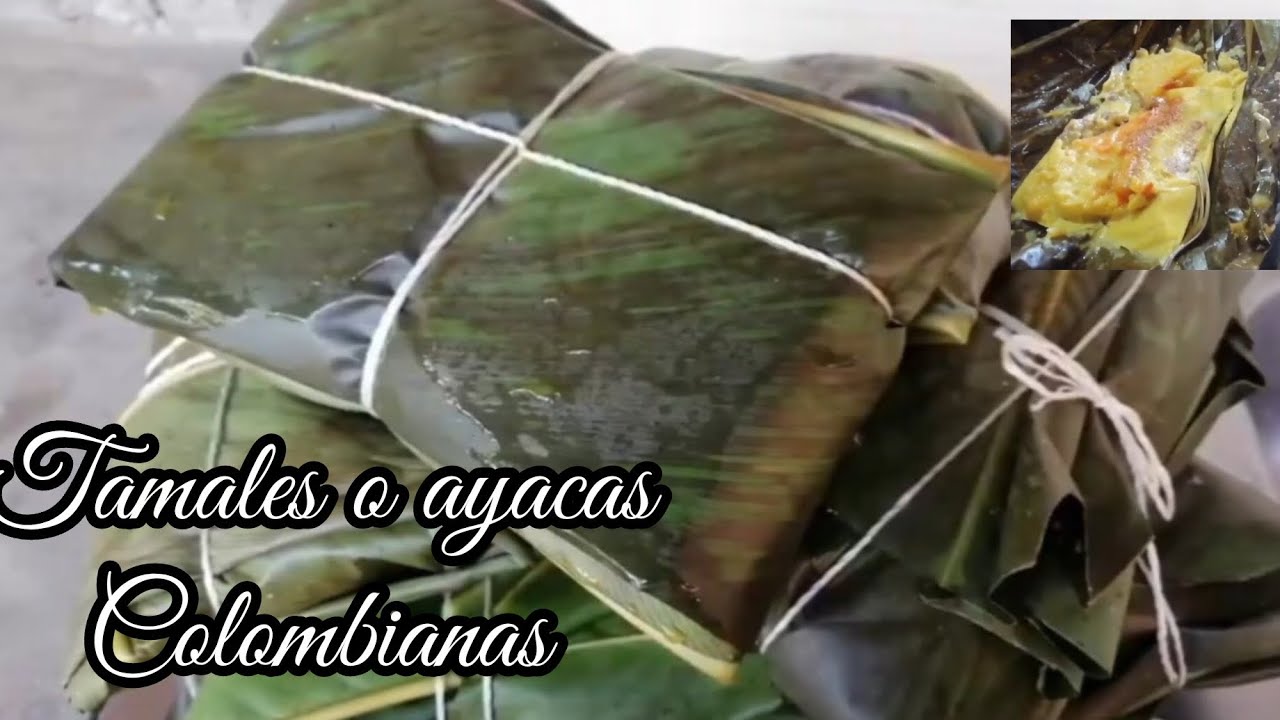 TAMALES O HALLACAS COLOMBIANAS #tamales #hallacas 