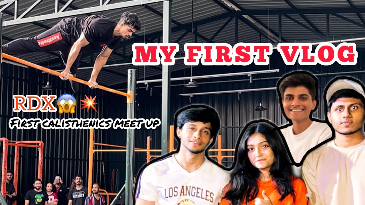 My First YOUTUBE VLOG || BANGLORE Calisthenics Meet Up || @Achu-caliboi #myfirstvlog #achucaliboi