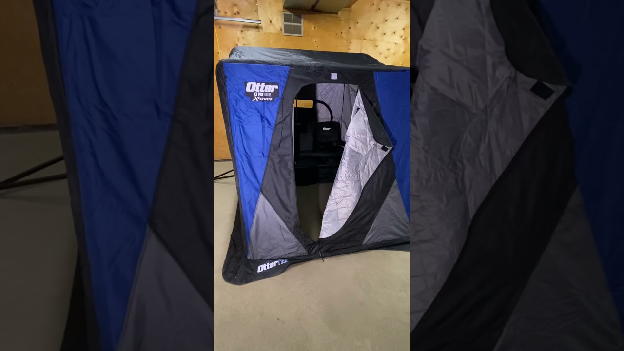 Otter XT Pro Lodge X-over ice shelter review and walk through