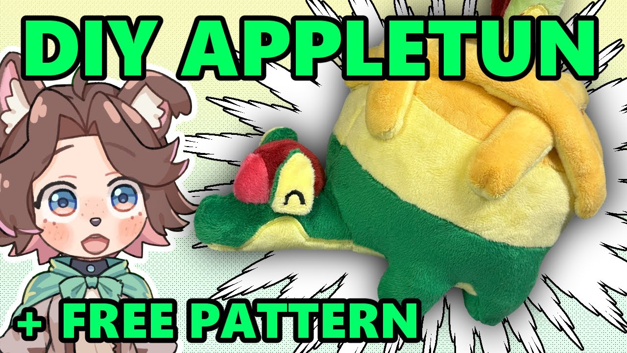 DIY Appletun Pokemon Tutorial Plus Free Pattern
