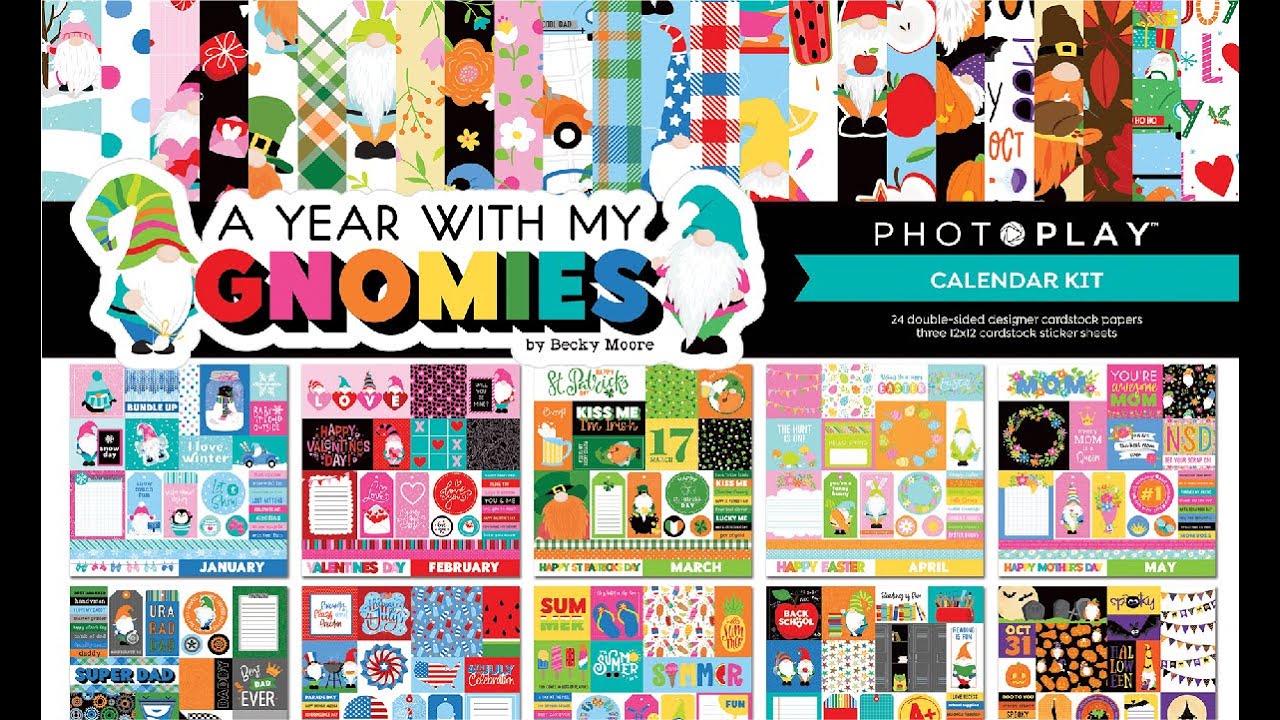 A Year With My Gnomies Collection | PHOTOPLAY PAPER