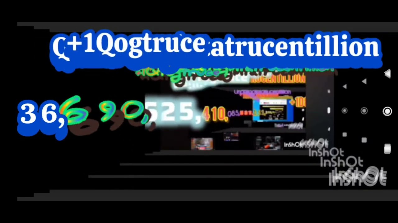 Numbers 1 to 1 Sexoctogintatrucentillion