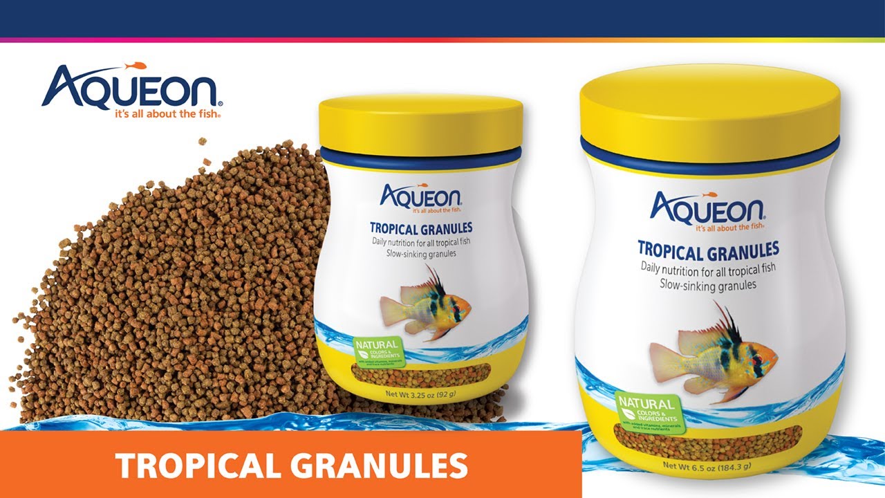 Aqueon Tropical Granule Fish Food Video
