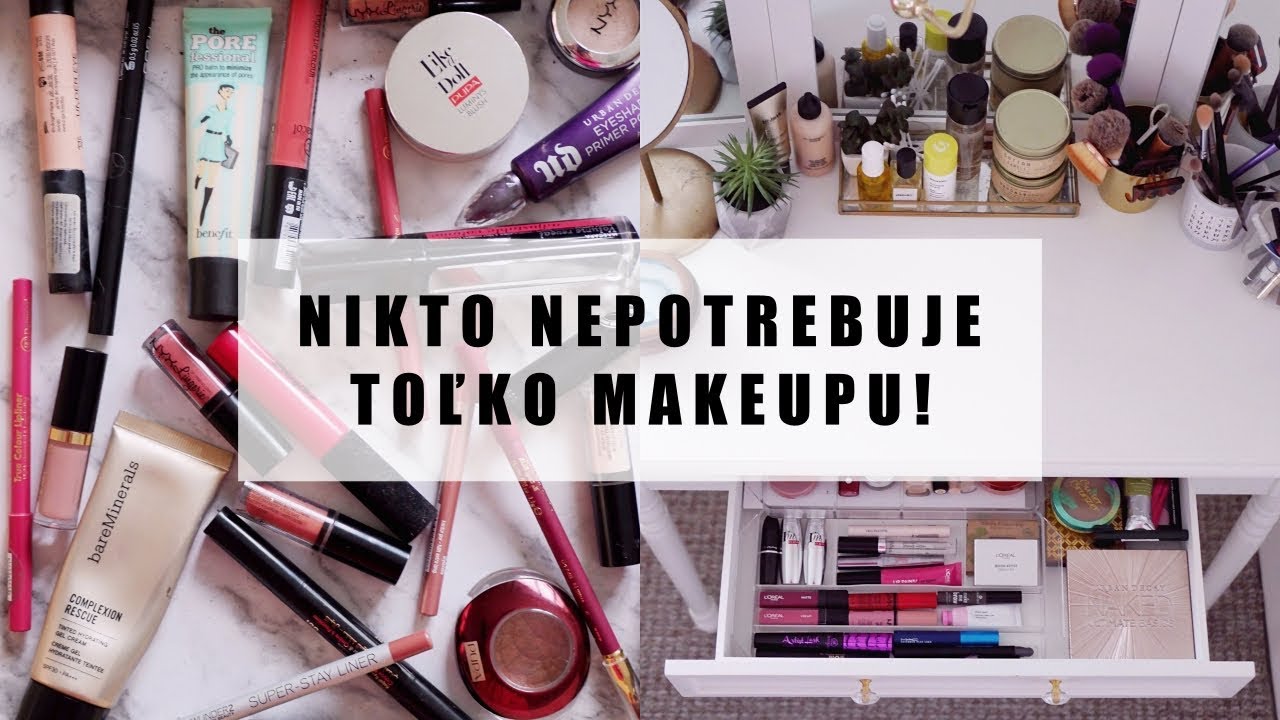 Vyraďovanie makeupu | TinaNaté