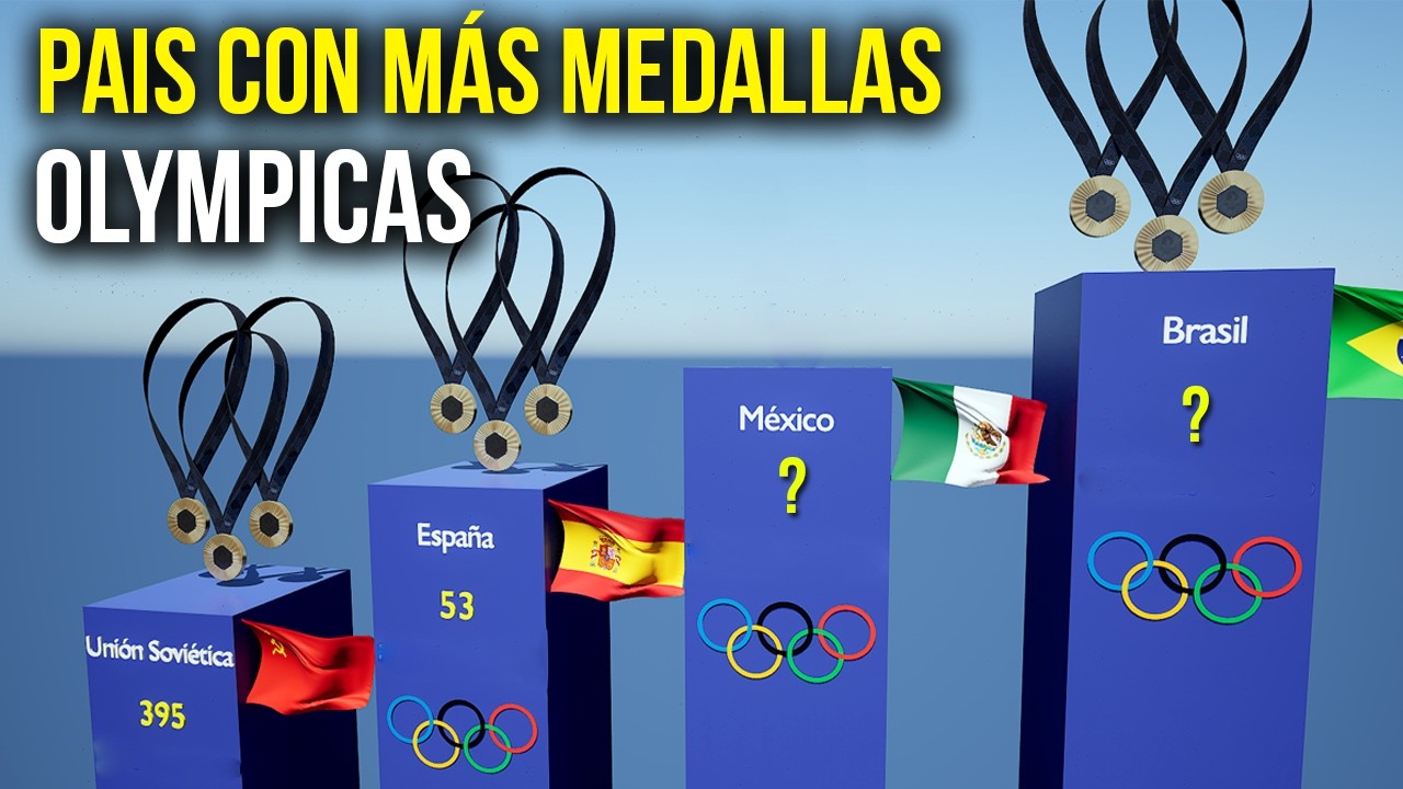 Los países con más medallas OLÍMPICAS de la historia