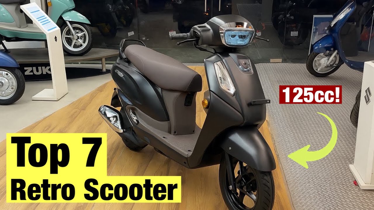 Top 7 125cc Retro Scooter ngayong 2025