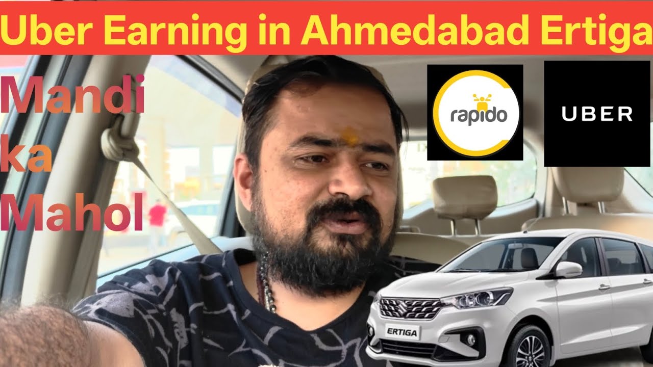 Uber Income in Ahmedabad Ertiga| Trips Bahut Kam ho gae He| Ae Time Jaldi Nikal Jayega 