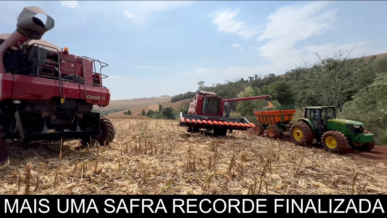 FINALIZAMOS MAIS UMA SAFRA RECORDE NOS CAMPOS DE MILHO SAFRINHA TEMPORADA 2023  - VIDEO LONGO