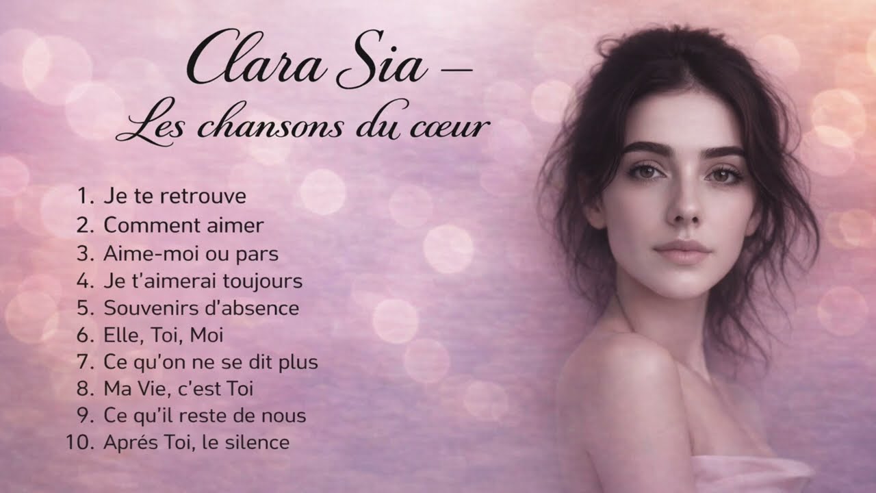 Clara Sia – Les chansons du cœur | Playlist (Latest Hits – 40 min)