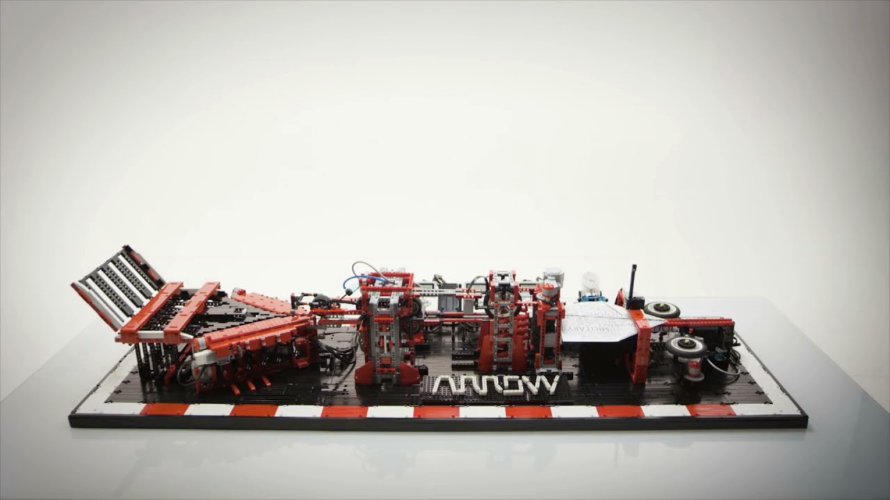 Lego Paper Plane Machine