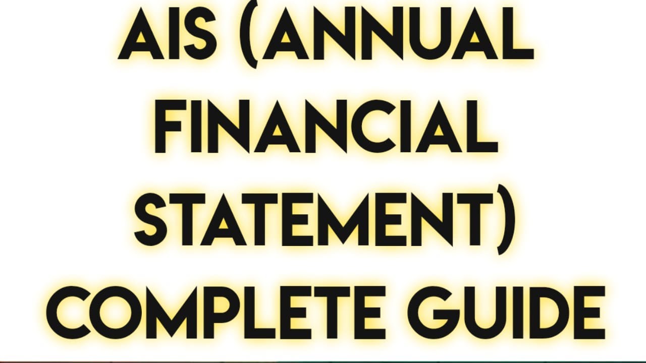 Complete Analysis of Annual Information Statement : AIS