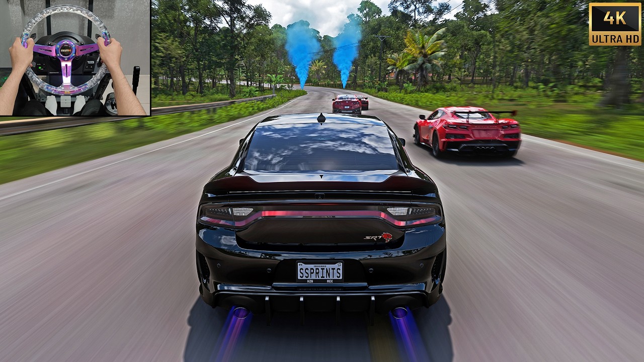 1520HP Dodge Charger Hellcat Redeye VS Supercars! | Forza Horizon 5 Steering Wheel