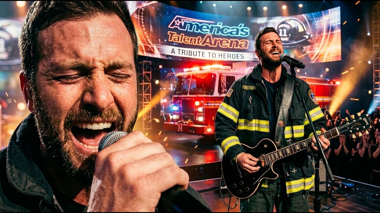 Firefighter Walks on Stage  — What Happens Next Leaves the Entire Audience in Tears l AGT 2026