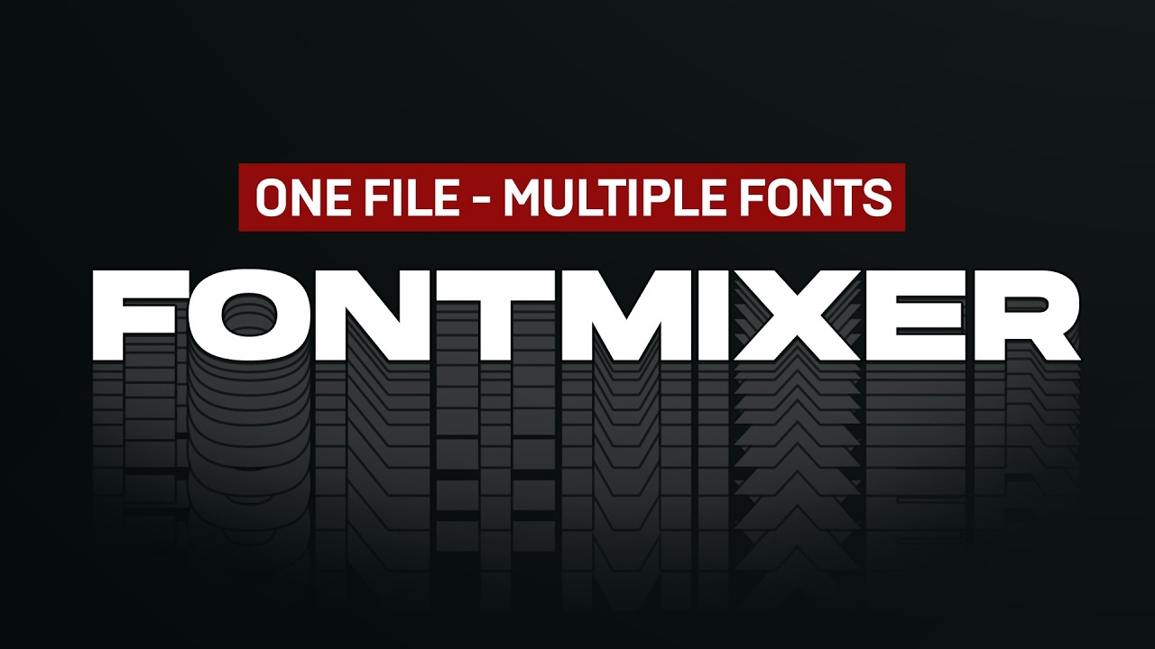 FontMixer для After Effects, Photoshop и Illustrator