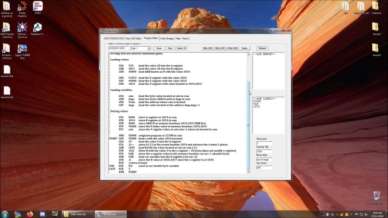 Exploring 6809 assembly 1 processor and numbers