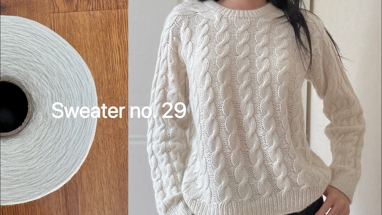 [knitting 07] - 여름에서 겨울 옷 뜨기 / Sweater No.29