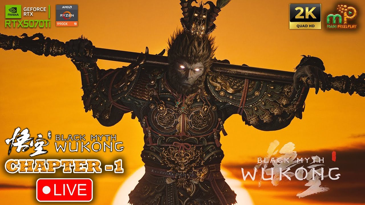 குரங்கு ராஜா Black Myth Wukong Tamil | Part 1 Live - Shorts