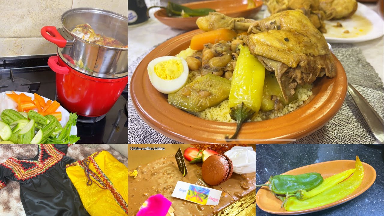 Ellen doesn't want to wear a Kabyle dress. We have couscous in January. We make the best cake tha...