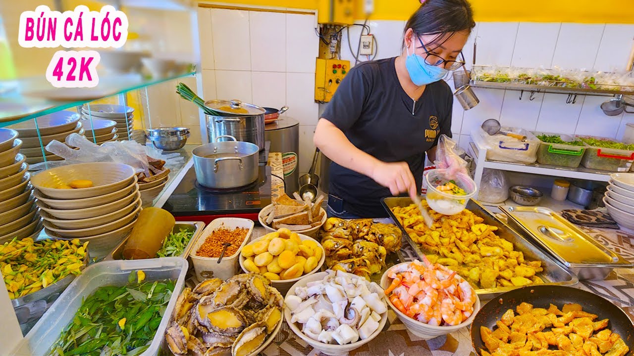 Chủ quán Bún Cá Lóc Chia sẻ bí quyết nấu màu cá đẹp không bị tanh