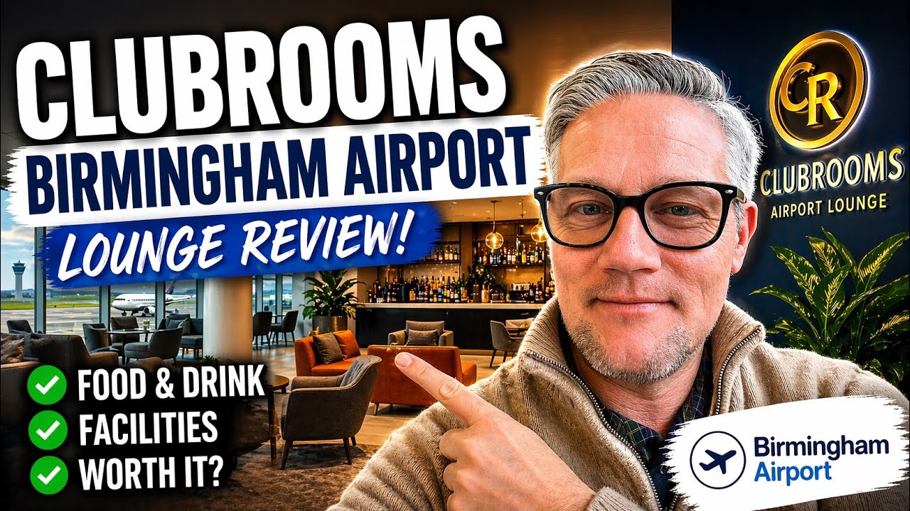 CLUBROOMS Airport Lounge | BIRMINGHAM Airport | Award winning VIP LOUNGE | Worth the price tag? 