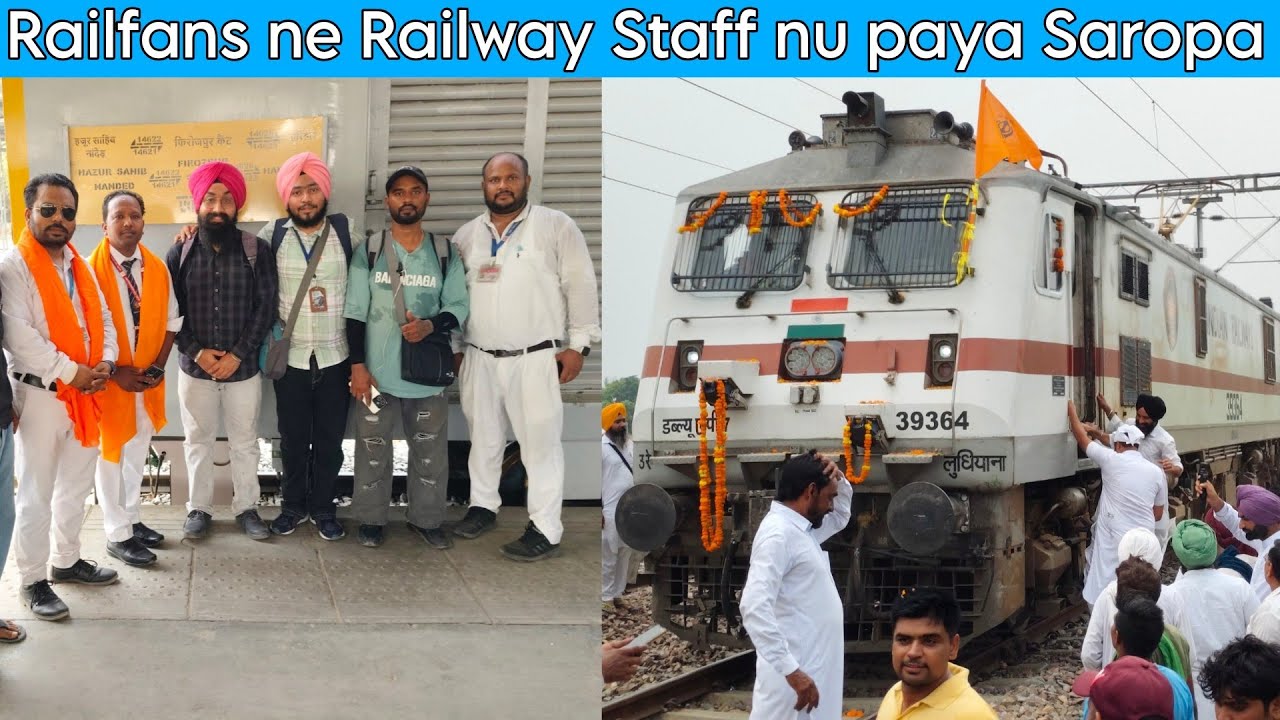 First Run of 14622 Firozpur Cantt Hazur Sahib Nanded Express | Journey In Firozpur Nanded Express