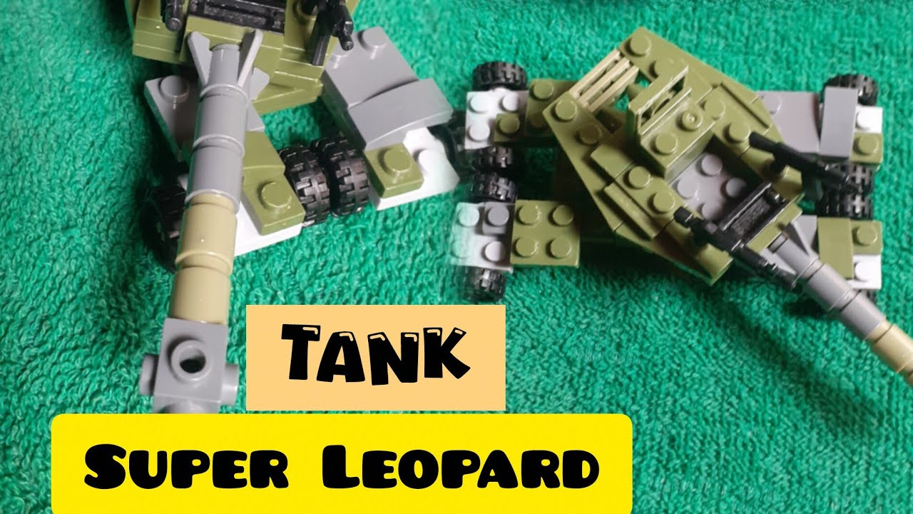 How To Make Lego MBT SUPER LEOPARD TANK