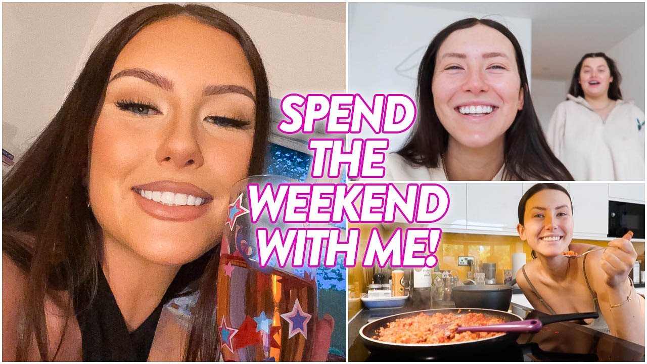 SPEND THE WEEKEND WITH ME! nights out, packing for london & lots of cooking! | Hannah Renée
