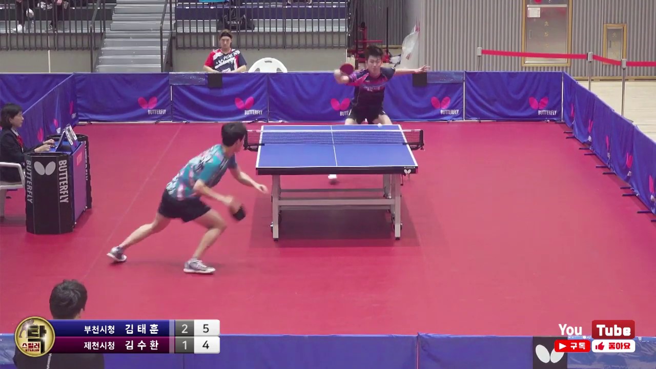 ▶탁구는 역시 펜홀더가 존멋◀ 김태훈 (부천시청) vs 김수환 (제천시청) ┃ 2019 추계회장기 실업탁구 ┃ 남자개인단식 ┃ 하이라이트 다시보기