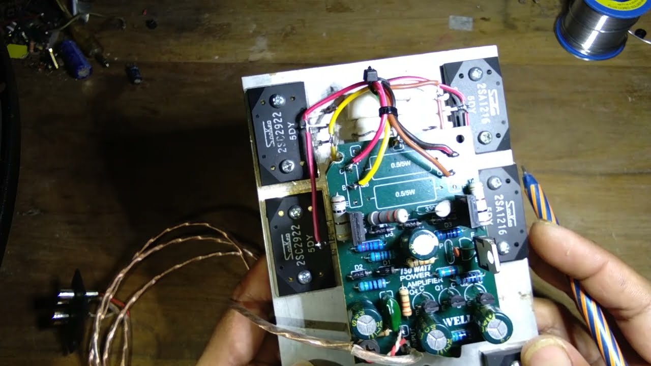 Cara Modif Power OCL 150 watt Agar Bisa Di Suplay Dengan Tegangan Tinggi Hight Voltage 45 - 90 v 1