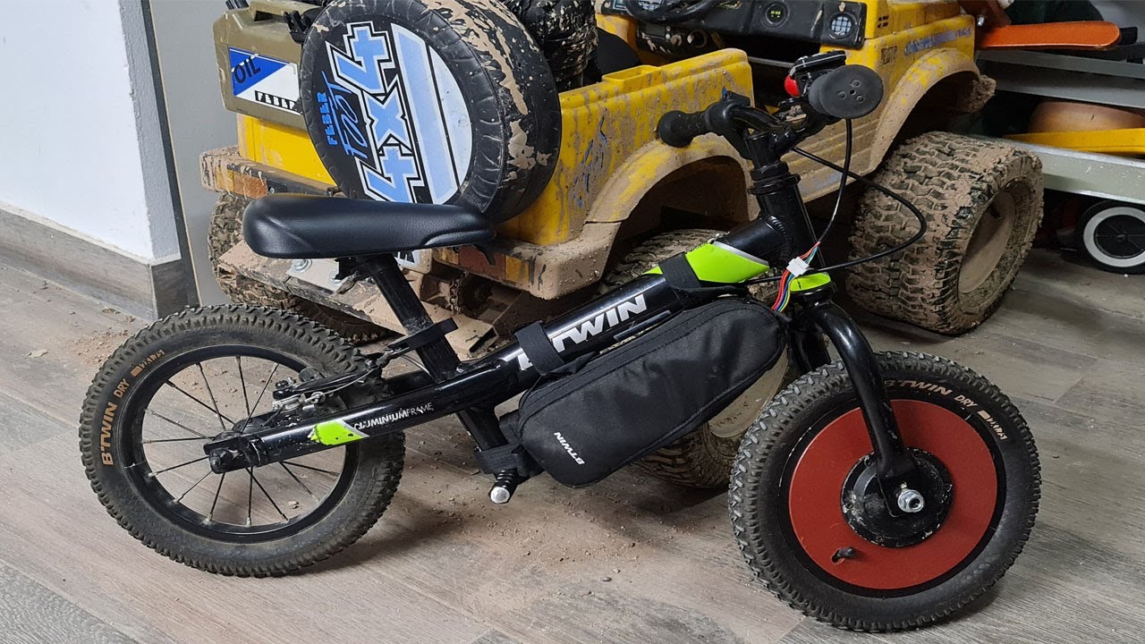 Bicicleta eléctrica casera o moto eléctrica casera