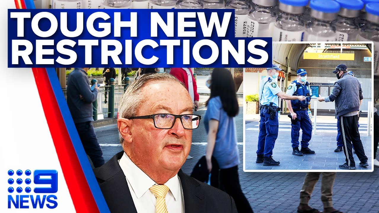 Sydney suburbs under toughest ever COVID-19 restrictions | Coronavirus | 9 News Australia
