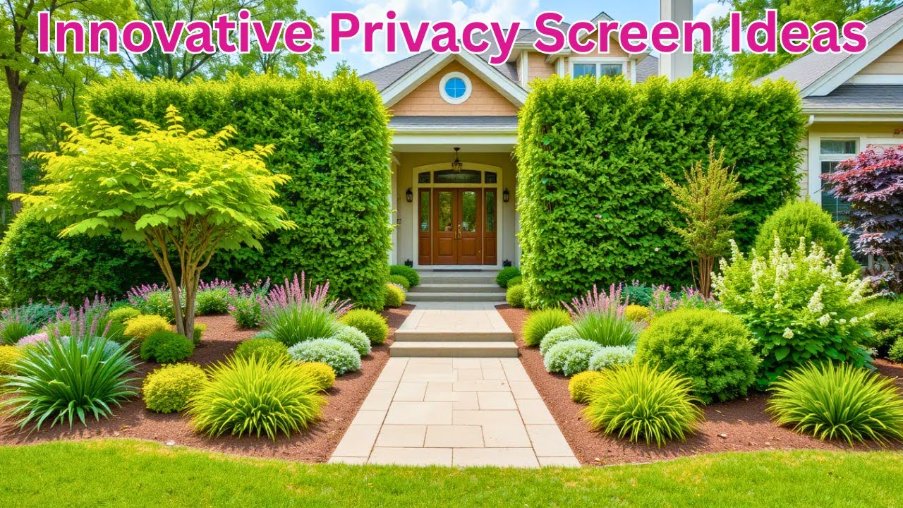 Innovative Privacy Screen Ideas: Beyond Fences with Plant-Based Designs