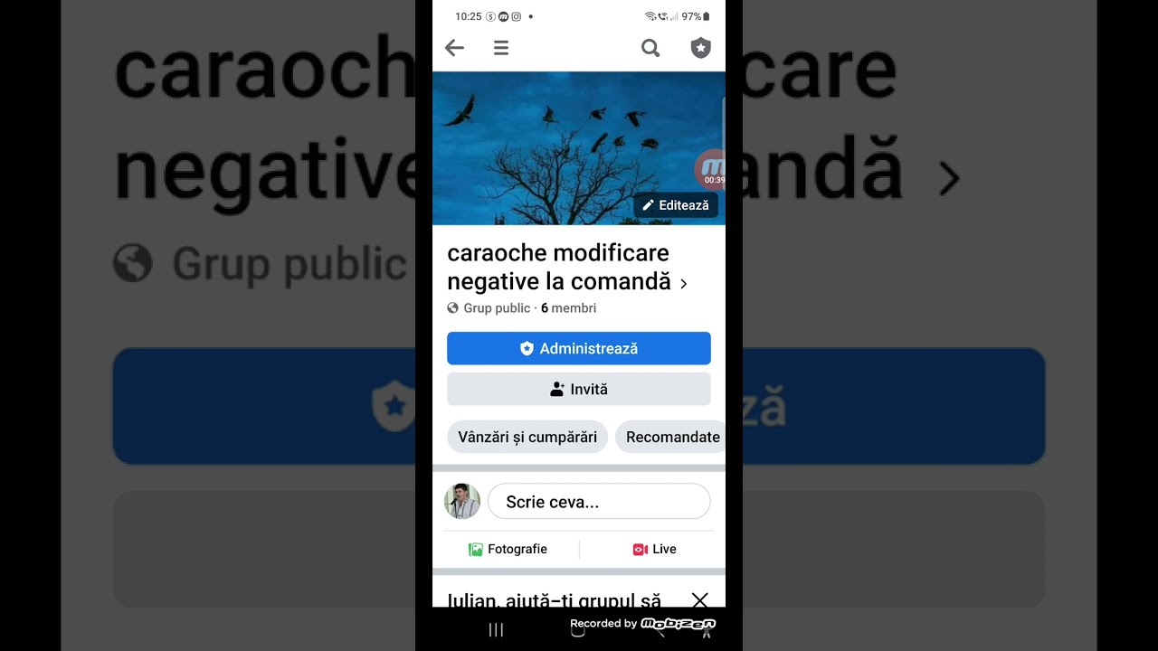 caraoche modificare negative la comandă