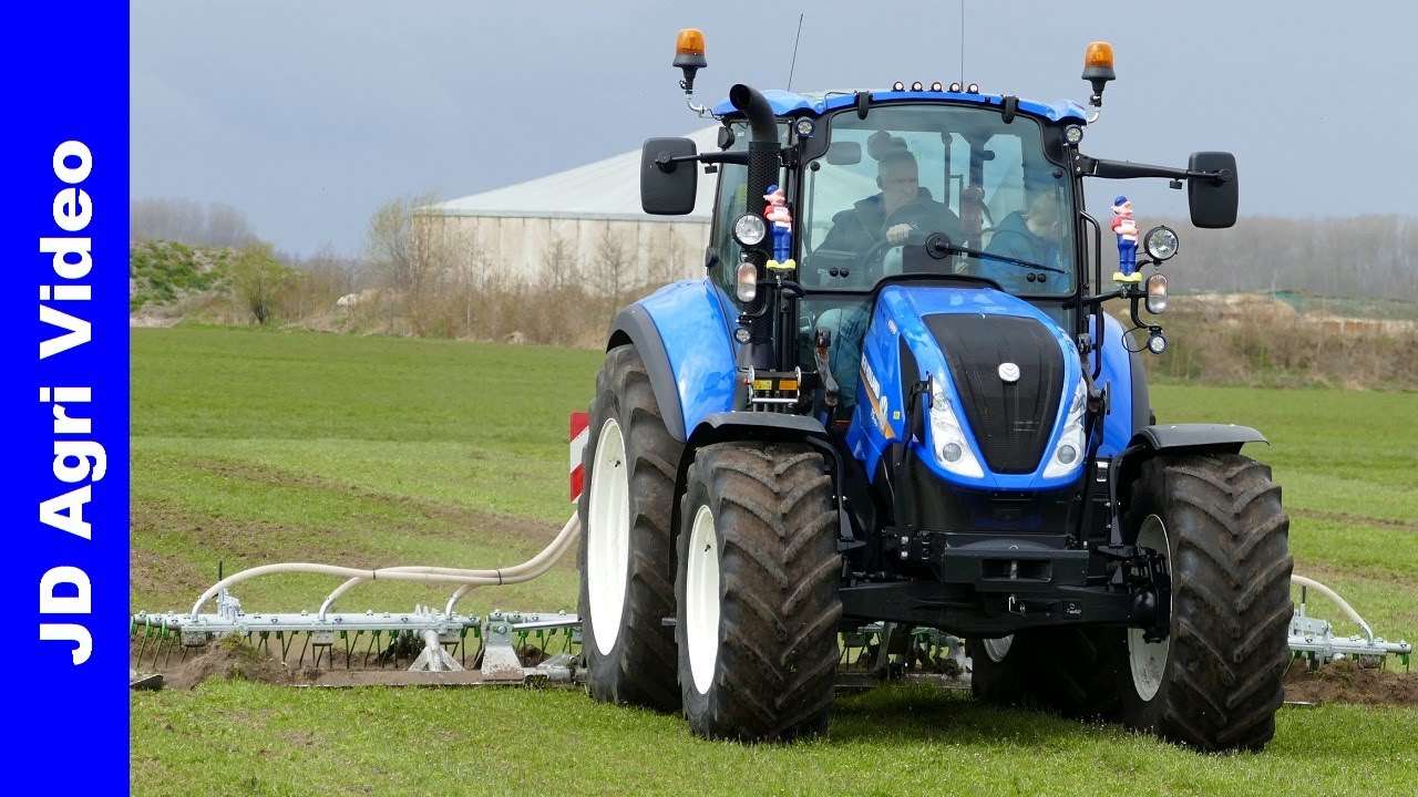 2020 | New Holland T5.100 | NEW Zocon Z300 | Wiedeggen + zaaien | Jan van Norel | Weeding + Seeding