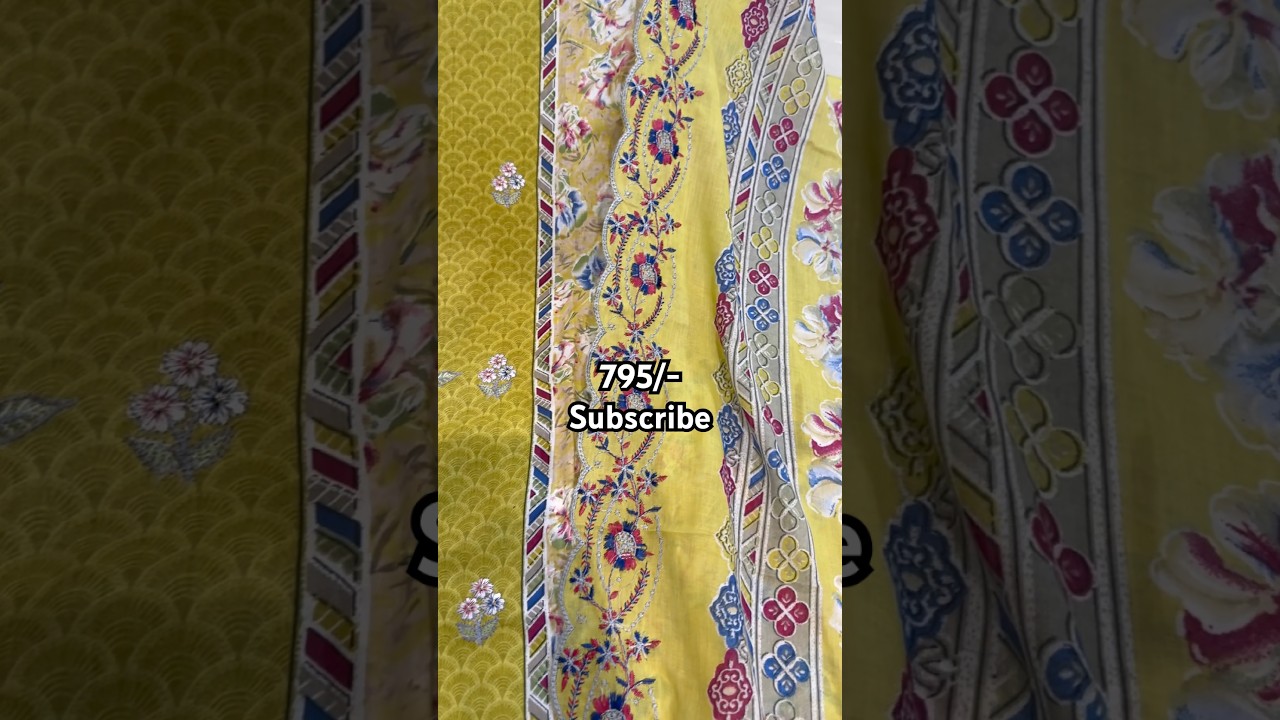 Bin saeed embroidery work suits #binsaeed # #song #news #business #bestwholesale #super #pakistani