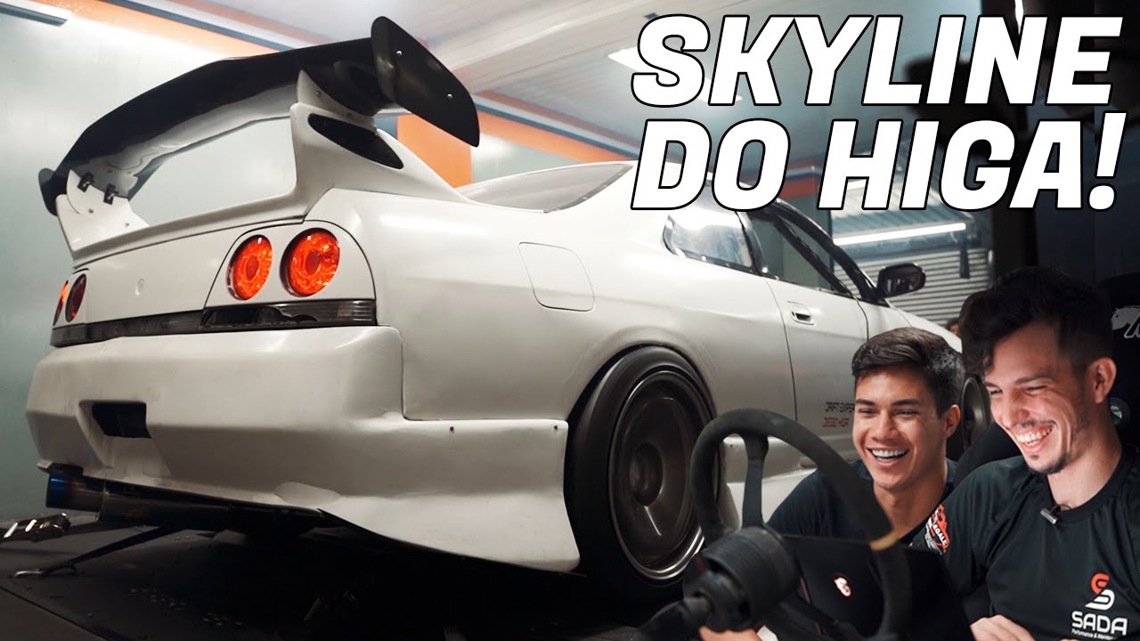 NISSAN SKYLINE R33 DO @Piloto Diego Higa PRONTO PARA VIR OS CAVALOS! OU NÃO...