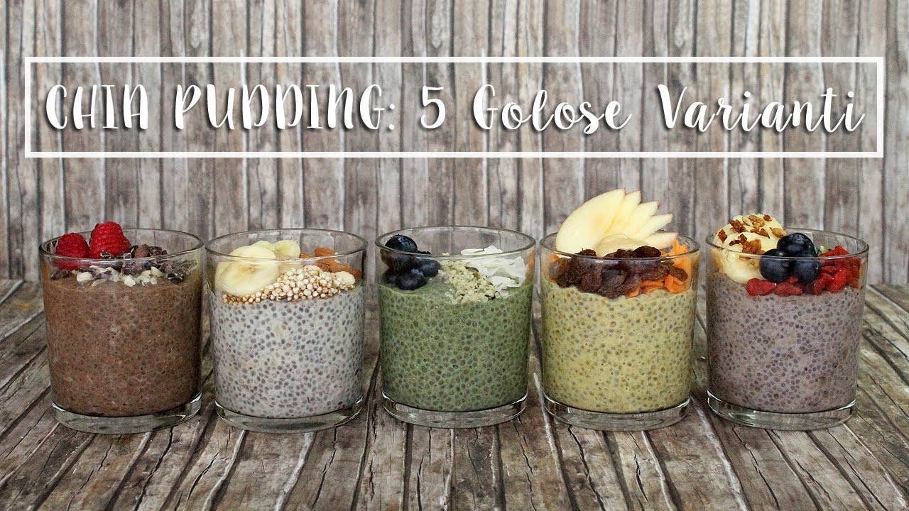 CHIA PUDDING: 5 Golose Varianti 😋